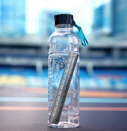 Compact and portable alkaline water ionizer hydrogen stick, perfect for on-the-go hydration.