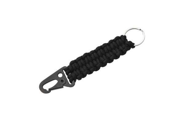paracord keychain isolate on white background paracord keychain isolate on white background