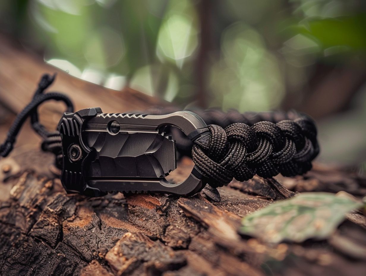 powerful-survival-bracelet-with-knife A survival bracelet