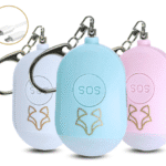 3 different color Foxy Alarm Devices