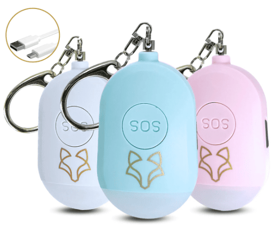 Foxy-Alarm-Personal-Protection-Device 3 different color Foxy Alarm Devices
